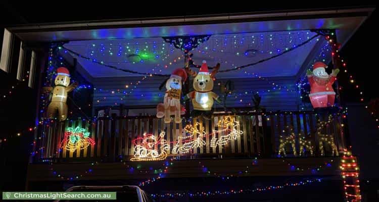 Christmas Light display at 65 Tait Street, Kelvin Grove
