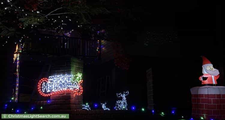 Christmas Light display at 65 Tait Street, Kelvin Grove
