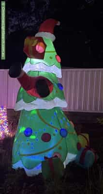 Christmas Light display at 17A Cook Road, Oyster Bay
