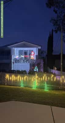 Christmas Light display at 17A Cook Road, Oyster Bay