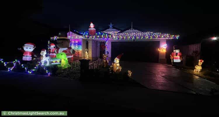 Christmas Light display at 5 Quist Parade, Cranbourne West