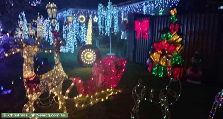 Christmas Light display at 47 Betula Avenue, Bundoora