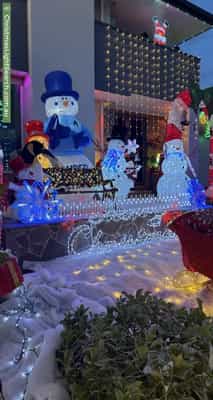 Christmas Light display at 7 Spectrum Drive, Fraser Rise