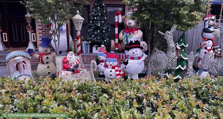 Christmas Light display at 15 Boronia Street, Bentleigh East