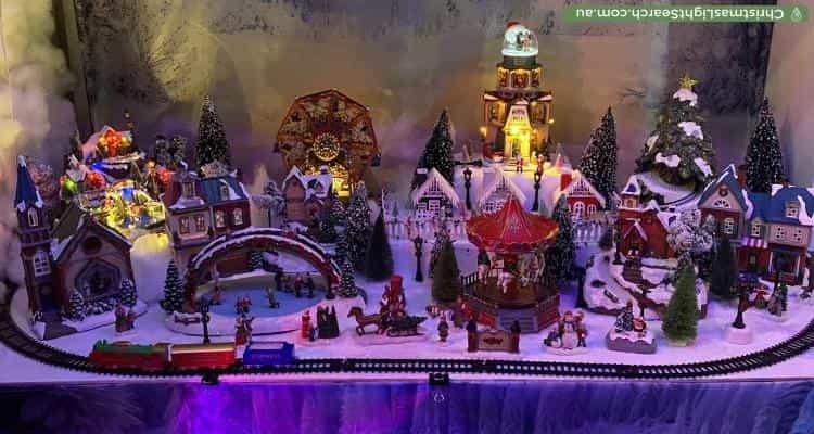 Christmas Light display at 12 Ammon Place, Kambah