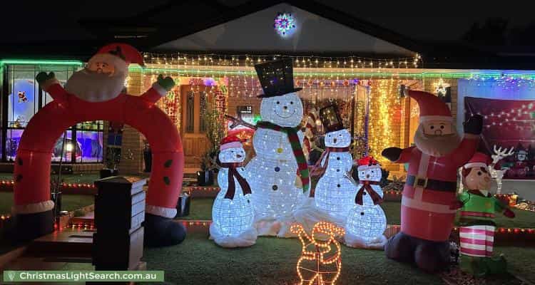 Christmas Light display at 15 Monte Carlo Drive, Point Cook