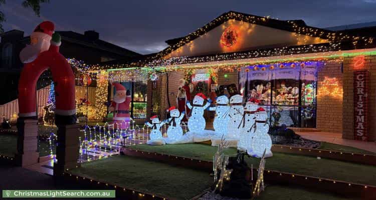 Christmas Light display at 15 Monte Carlo Drive, Point Cook