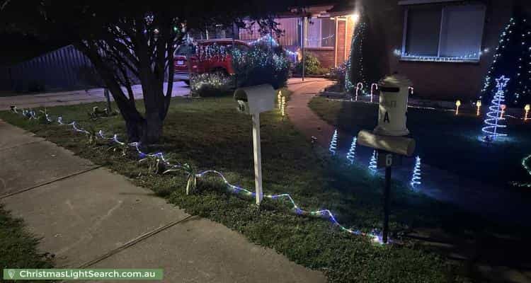 Christmas Light display at 6 Clay Street, Ararat