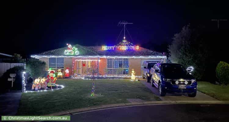 Christmas Light display at  Beretta Court, Corio