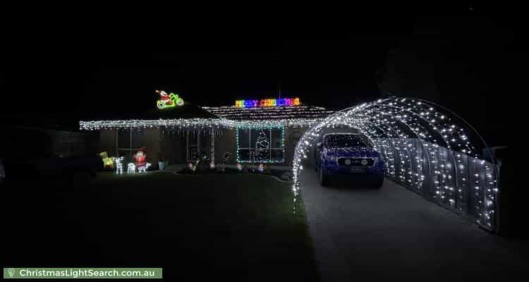 Christmas Light display at  Beretta Court, Corio