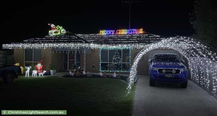 Christmas Light display at  Beretta Court, Corio
