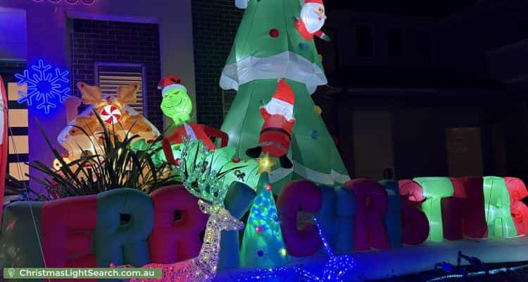 Christmas Light display at 9 Galara Street, Rouse Hill
