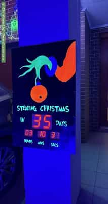 Christmas Light display at 9 Galara Street, Rouse Hill