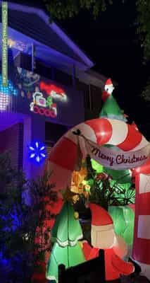 Christmas Light display at 9 Galara Street, Rouse Hill