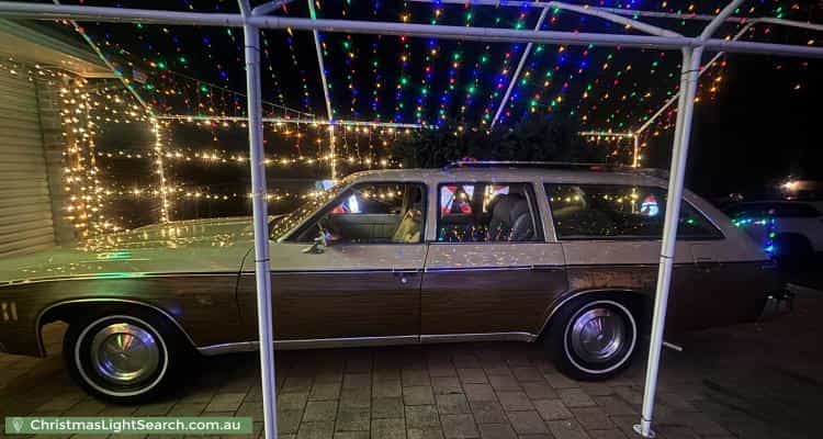 Christmas Light display at 4 Willmott Place, Glenmore Park