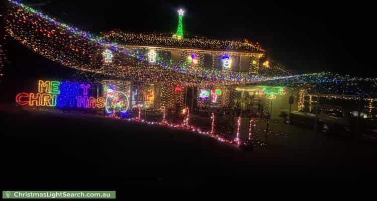 Christmas Light display at 4 Willmott Place, Glenmore Park