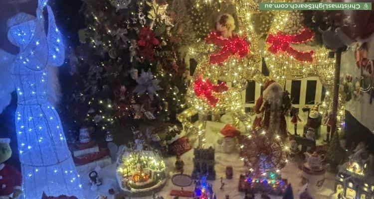 Christmas Light display at 4 Willmott Place, Glenmore Park