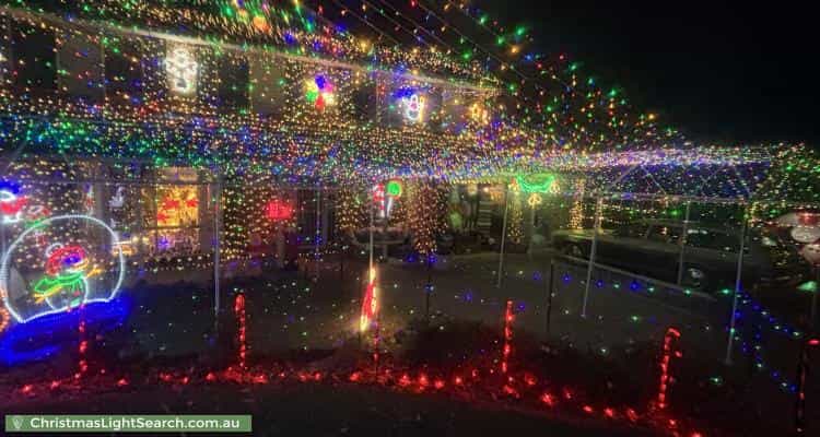 Christmas Light display at 4 Willmott Place, Glenmore Park