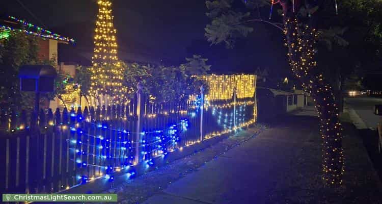 Christmas Light display at 13 Bolton Avenue, Devon Park