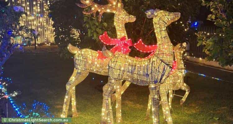 Christmas Light display at 13 Bolton Avenue, Devon Park