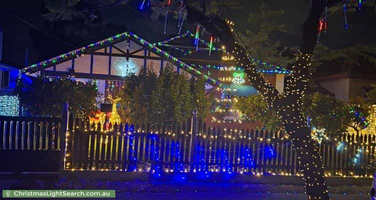 Christmas Light display at 13 Bolton Avenue, Devon Park