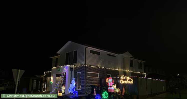 Christmas Light display at 12 Verbena Boulevard, Clyde