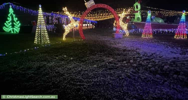 Christmas Light display at 44-48 Pioneer Drive, Logan Village