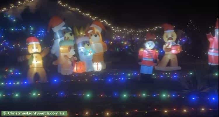 Christmas Light display at  Morrow Avenue, Evanston Park