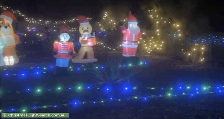 Christmas Light display at  Morrow Avenue, Evanston Park