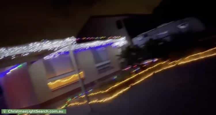 Christmas Light display at  Reids Road, Dernancourt