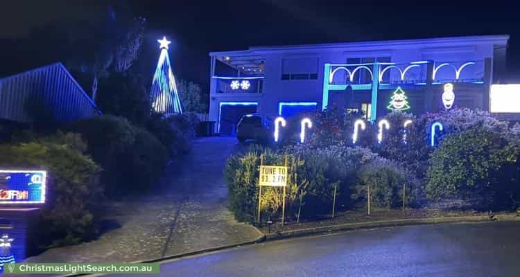 Christmas Light display at 51 Hui-Hui Drive, Happy Valley