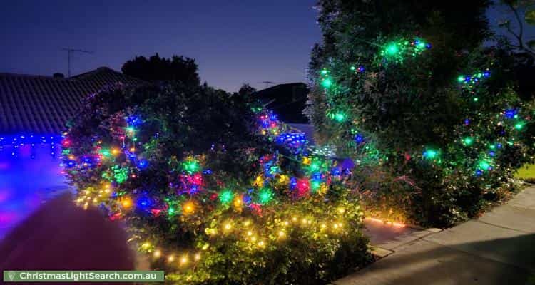 Christmas Light display at 93 Oakwood Road, Warner