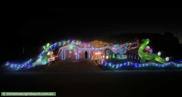 Christmas Light display at  Dacomb Court, Dunlop