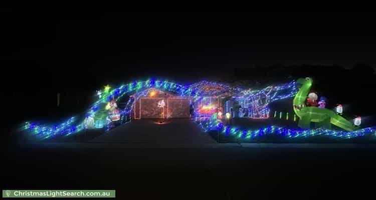 Christmas Light display at  Dacomb Court, Dunlop