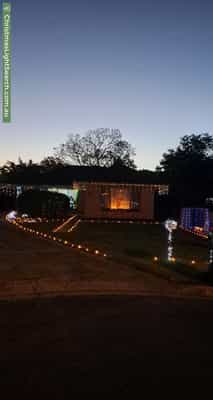 Christmas Light display at  Peter Court, Valley View