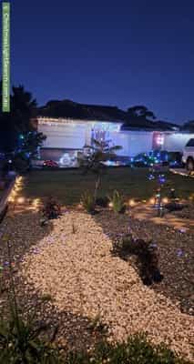 Christmas Light display at  Peter Court, Valley View
