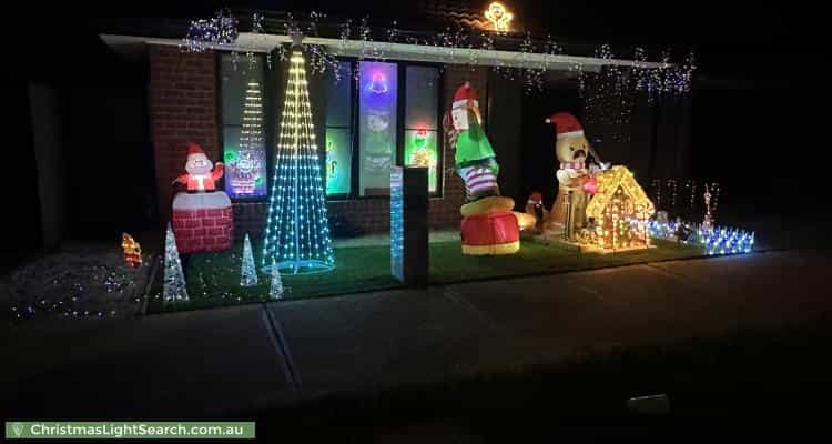 Christmas Light display at 24 Levittown Rise, Werribee