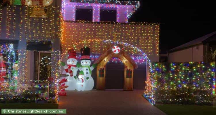 Christmas Light display at 25 Costa Del Sol Avenue, Coombabah