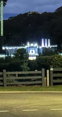 Christmas Light display at 6 Park Avenue, Plenty
