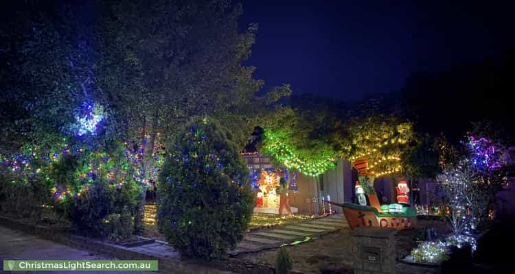 Christmas Light display at 102 Lachlan Street, Macquarie