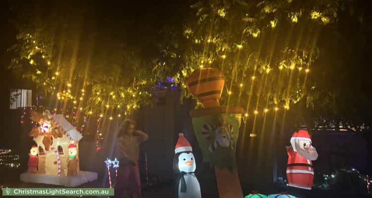 Christmas Light display at 102 Lachlan Street, Macquarie