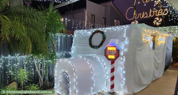 Christmas Light display at 159 Williamson Avenue, Cloverdale