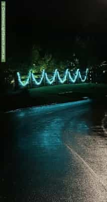 Christmas Light display at 7 Park Avenue, Plenty