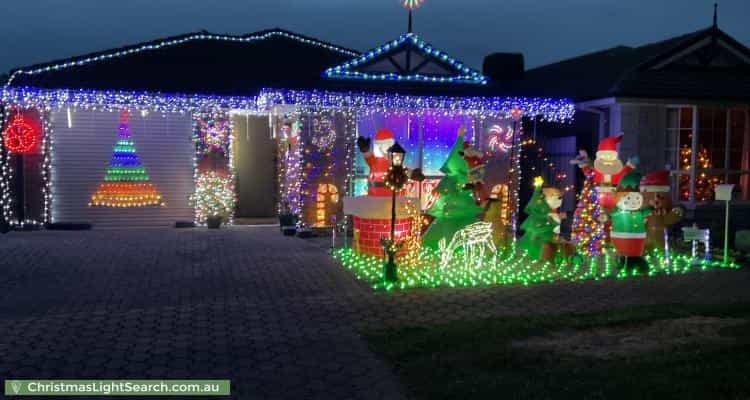 Christmas Light display at 25 Lynton Avenue, Gilles Plains