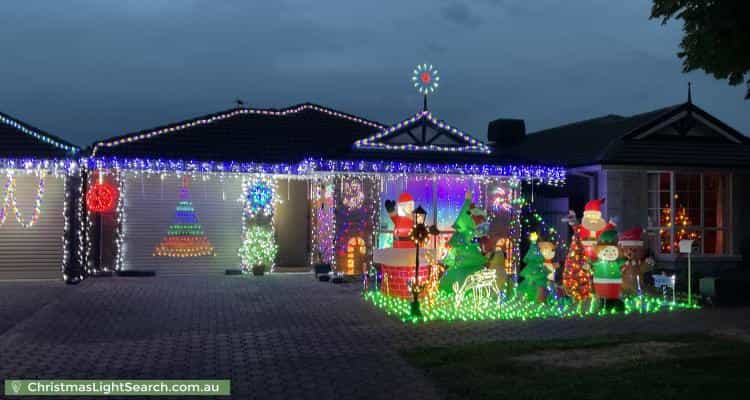 Christmas Light display at 25 Lynton Avenue, Gilles Plains