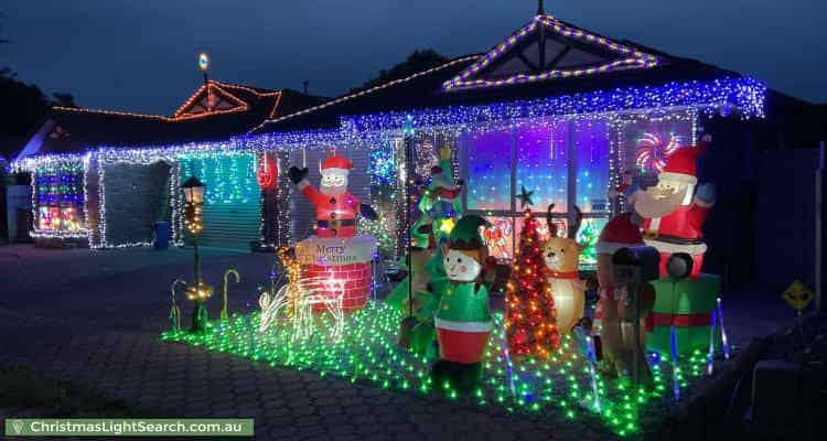 Christmas Light display at 25 Lynton Avenue, Gilles Plains