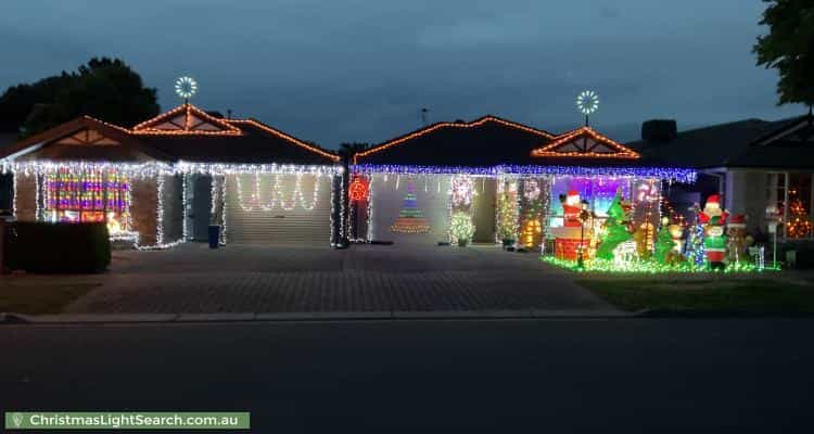 Christmas Light display at 25 Lynton Avenue, Gilles Plains