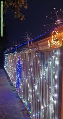 Christmas Light display at  Kingfisher Avenue, Mawson Lakes