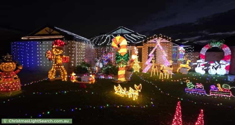 Christmas Light display at 27 Basico Avenue, Sinagra