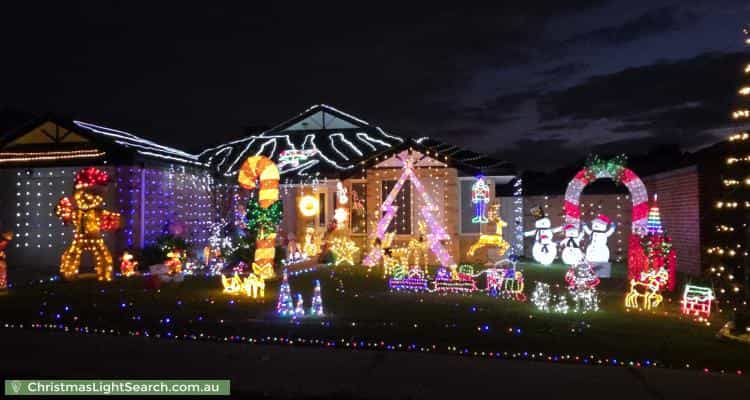 Christmas Light display at 27 Basico Avenue, Sinagra